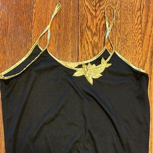 Vintage 70’s Gold and Black Top